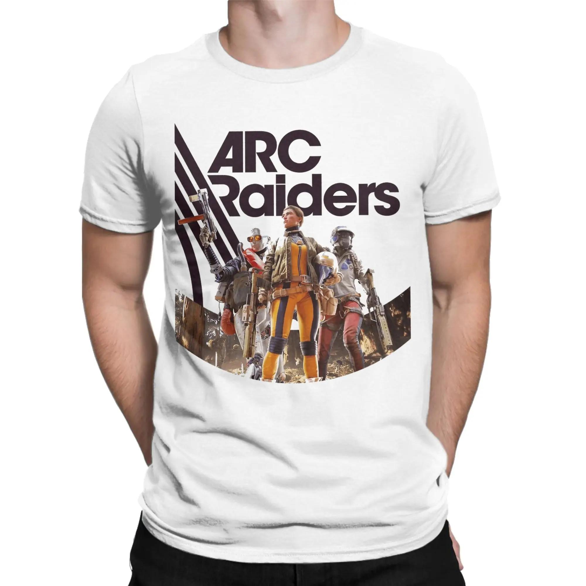 Игровые футболки Arc Raiders для мужчин и женщин, хлопковые, новинка, с круглым вырезом, одежда 2026, футболки Arc Raiders S