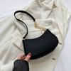 Women Felt Underarm Bag Fashion Shoulder Bag Stylish Top Handle Bag Quilted Handbag Stylish Hobo Bag for Shopping Dating Commuting