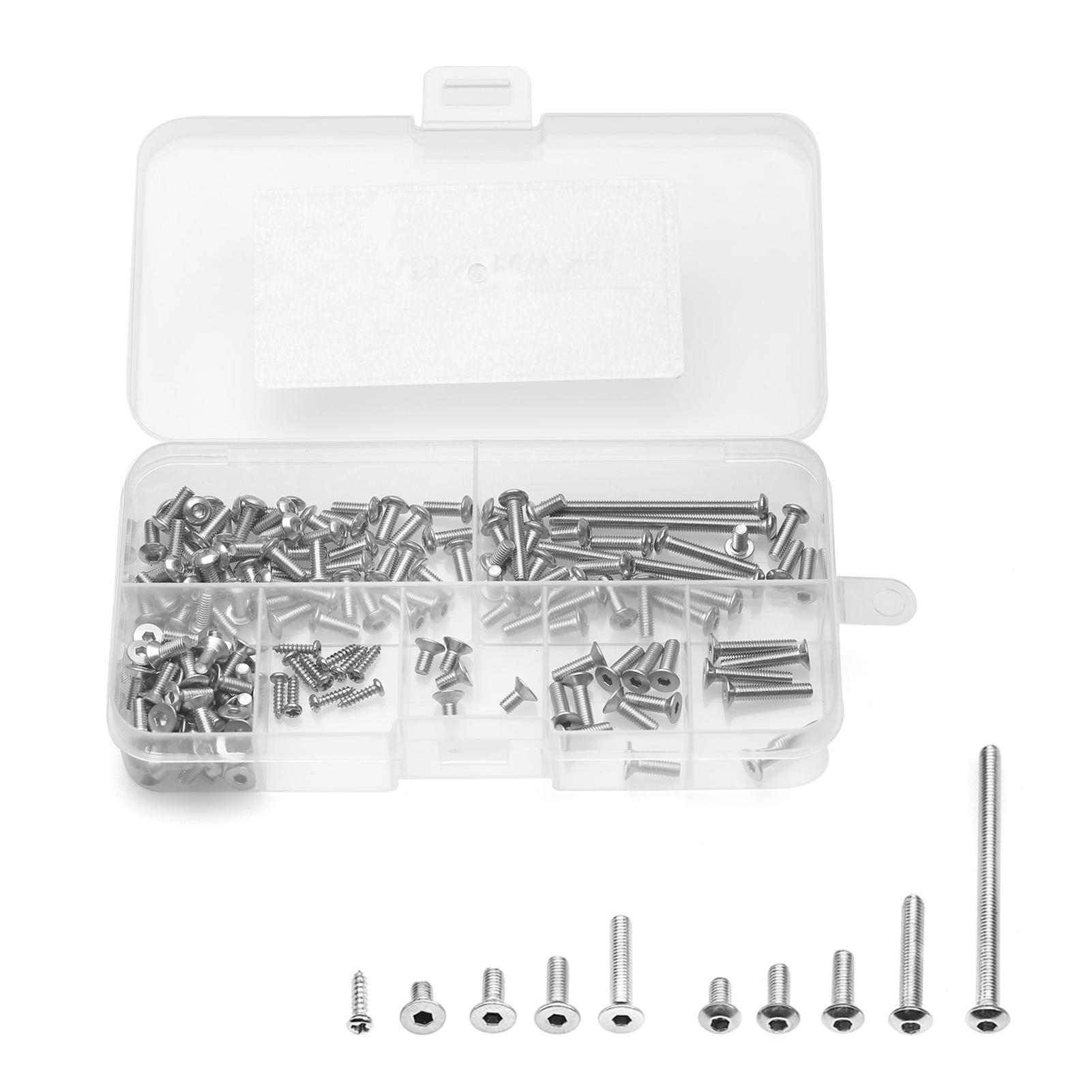 

101 шт. Набор винтов из нержавеющей стали M3 для замены винтов для TAMIYA XV-02 1/10 с дистанционным управлением -2 -1