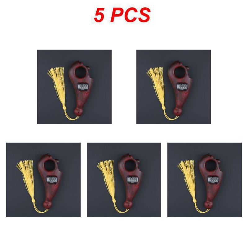 1~10PCS Portable Handheld Tassel Digital Beads Counter Finger Game Decompression Toy
