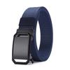 Casual Outdoor Nylon Braided Toothless Automatic Buckle Belt Military Training Breathable Tactical Belt