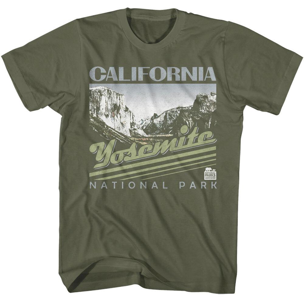 United States Yosemite National Park California Mountains Men T Shirt L