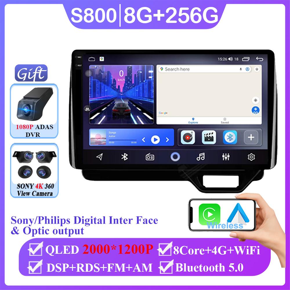 Android 14 For Honda N-BOX II 2 JF34 2017 2018-2021 Stereo Navigation Multimedia Screen Autoradio Head Unit Carplay NO 2 Din DVD