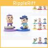 Adorable Crayon Shin-chan Figurine Set For Desktop Car Cake Decoration Collectible Pvc