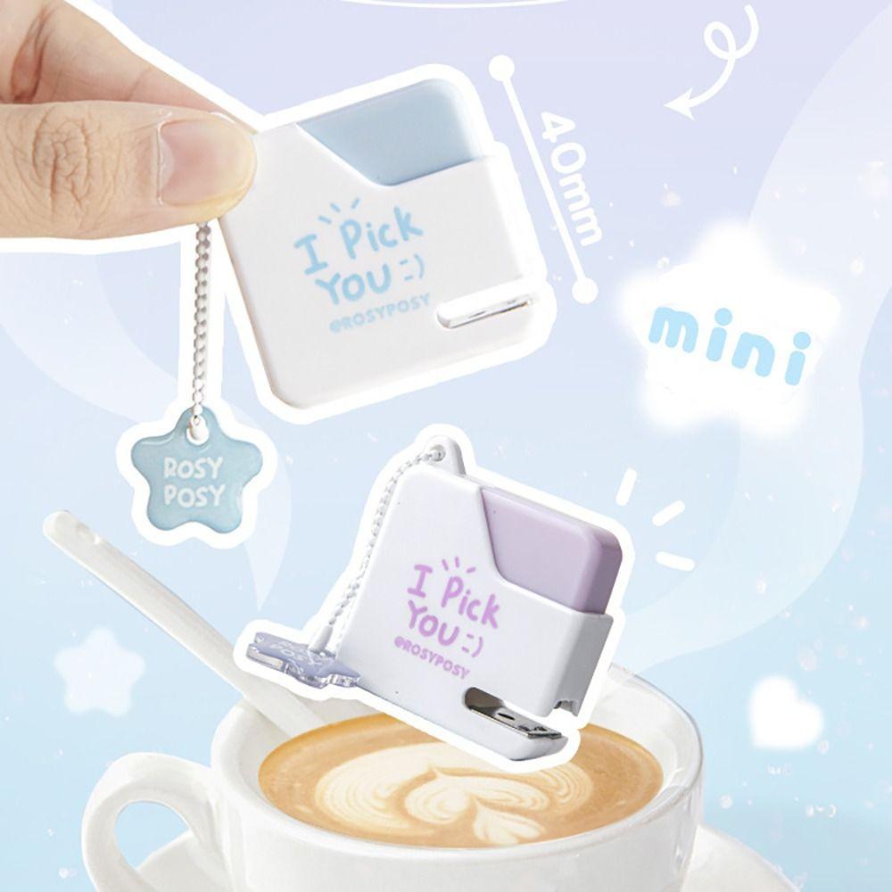 With 40pcs No.10 Staples Paper Binding Machine Mini Portable Bookbinding Machine  Office School