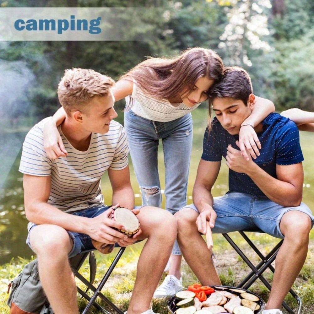 Wear-resistant Pencil Case Stool Water-proof Camping Stool Compact Folding Chair Hiking