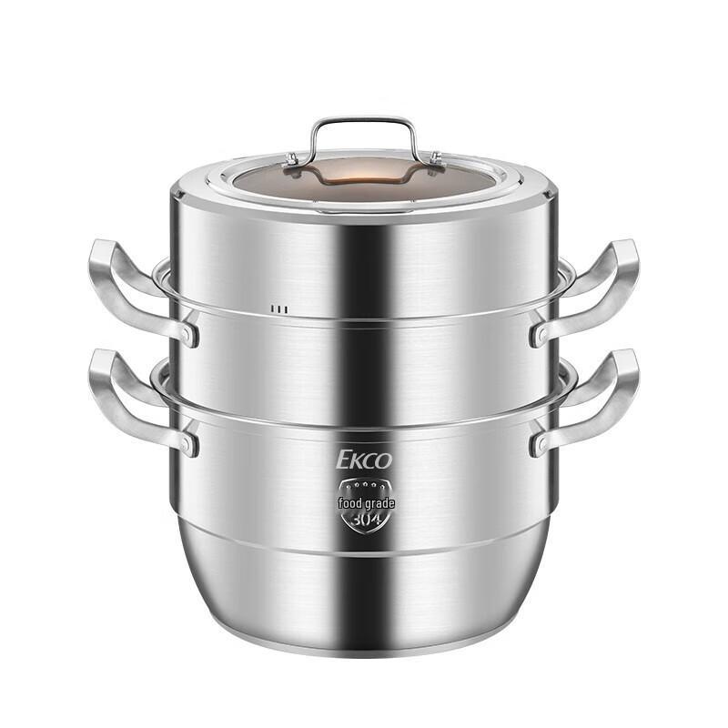 EKCO 3-Tier Stainless Steel Steamer Pot, 30CM