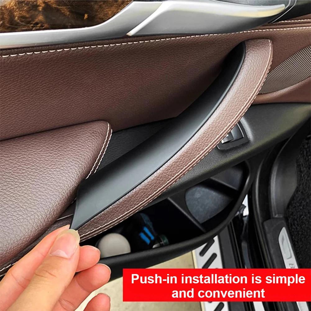 Pentru BMW X3 X4 F25 F26 2010 2011 2012 2013 2014 2015 2016 Panou Mâner Interior Ușă Mașină Capac Tragere ABS Textură Carbon/Negru/Bej