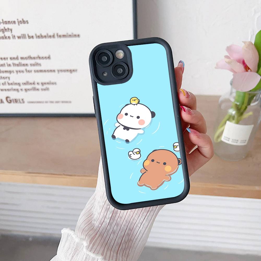 Cute Bubu Dudu Cartoon Phone Case For IPhone 17 16 15 14 13 12 11 Air Plus Pro Max Soft Back Cover