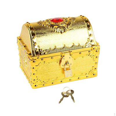 Adventurous Treasure Box Decorative Vintage Chest Boxes Party Favor Decoration Kids Storage Pirate