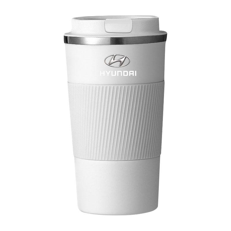 500ml Zanglamaydigan Po'latdan Yasalgan Kofe Tumbleri Termos Krujka Portativ Sayohat Termosi Hyundai Mistra Lafesta Elantra Accent IX35 I20 I30 Azera Sonata uchun