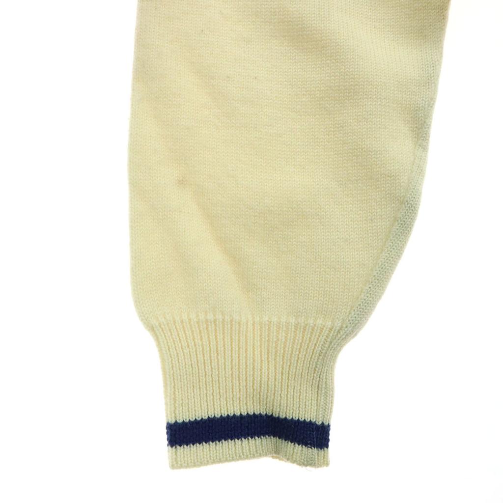 KENZO GOLF 90s Old Long Sleeve Knit 1 Ivory Men's Used