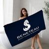 B-BENETEAUS Logo Beach Towel Colorful Bath Towels for Girl Microfiber Quick Dry Sand Free Beach Yoga Spa Gym Pool