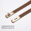 Curea subțire din imitație de piele Accesorii casual pentru femei Ajustabile