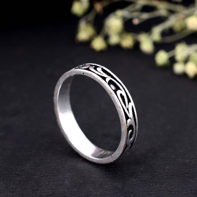 Silver Arthritis Support Ring – Handmade Adjustable Splint for Fingers, Pain Relief & Daily Wear