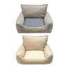Cat Sofa Thickened High-Elastic Filling Removable Washable Cover Sofa-Style Design for Cats and Dogs All-Season Breathable Pet Bed