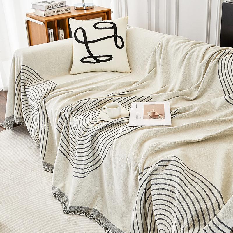 Chenille Anti-Scratching Sofa Towel Cover Cloth Nordic High-Grade Sofa Cover All-Inclusive Universal Cover Four Seasons Universal Cushion