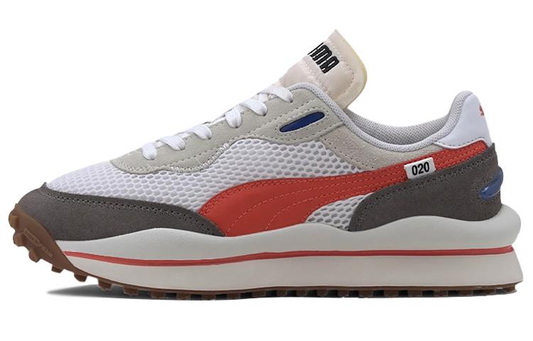 PUMA Style Rider Stream On White Orange Women s 371527-04 43