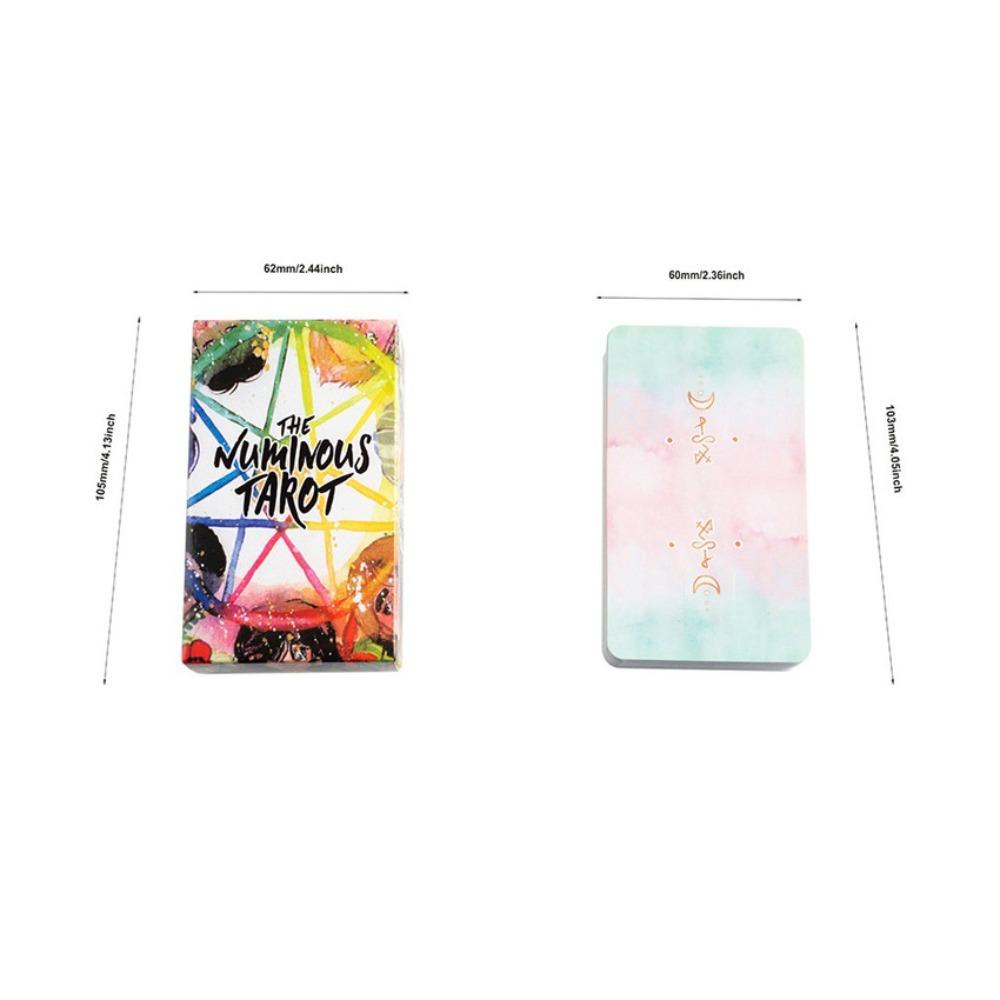 The Numinous Tarot Card Games 79pcs Rendered In Beautiful and Luminous Watercolor and Inks 10.3*6cm