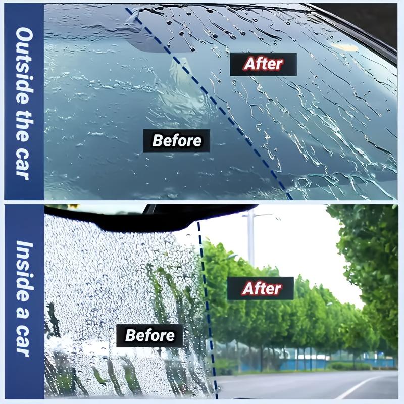 Car Glass Polishing Paste, Removes Oil Film and Oxidation from Car Windows, Long-Lasting Hydrophobic Waterproof and Rain-Proof Polishing Kit,