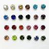Lanwu 3mm 3D Claw Glass Rhinestones Loose Flatback Sew-On Eco-Friendly Silver Shank Non Hot Fix No Facets Nail Art Hat Clothing