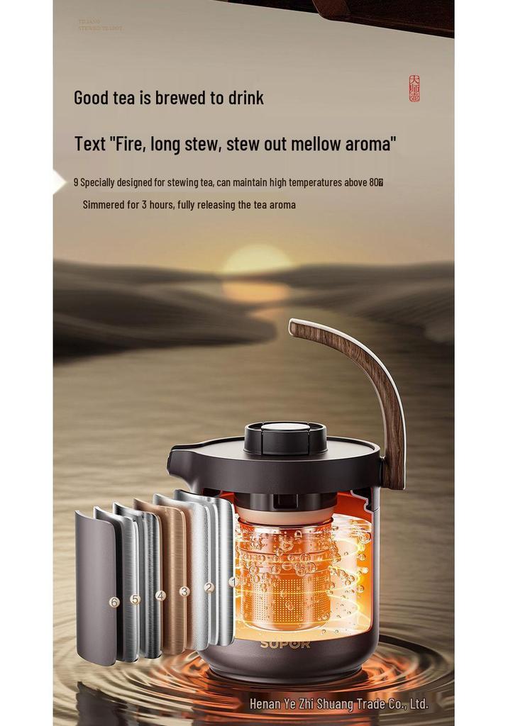Supor Tealiang 316L Stainless Steel Insulated Kettle for Brewing Tea and Hot Water