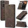 S24FE Magnetic Flip Leather Phone Case For Samsung Galaxy S24 FE S24Plus Capa Credit Card Slot Wallet Cover For Galaxy S24 Ultra