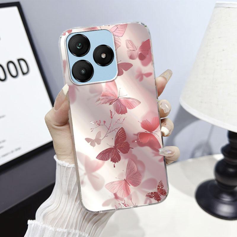 Cartoon Für Wiko T10 T20 T60 Hülle Schutzhülle Für Wiko T10 Marmor Klar Weiches Silikon Handyhülle Floral Niedliche Katze Bumper