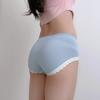 Open Closed Penis Sheath Underwear Men Soft Comfort Women Panties For Men Japanese Sweet Mid-Waist Sissy Lingerie Roleplay Brief
