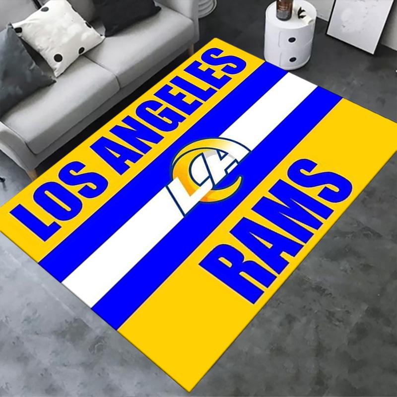 Los Angeles Rams Carpet Rug for Living Room Bedroom Home Sofa Decoration,Kids Play Non-slip Floor Mat