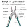 New Foldable Multifunctional Wire Stripper With Pulley Design, Electrician Wire Winding Pliers & Crimping Hand Tool