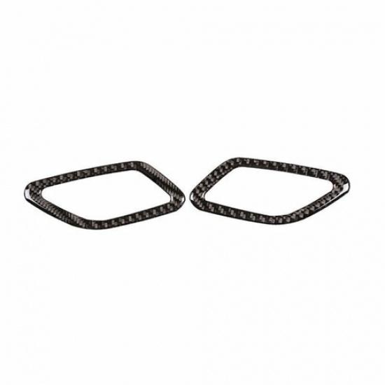 For Benz GLA CLA Real Carbon Fiber 2013-19 Cover Trim Dashboard Side Outlet Vent