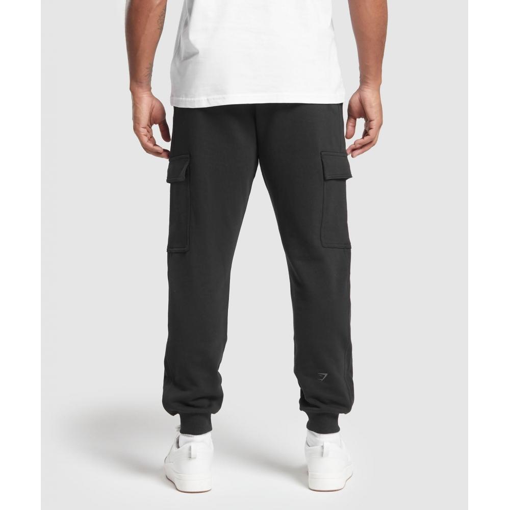 Gymshark Rest Day Essentials Cargo Joggers Black A6a2g Bb2j