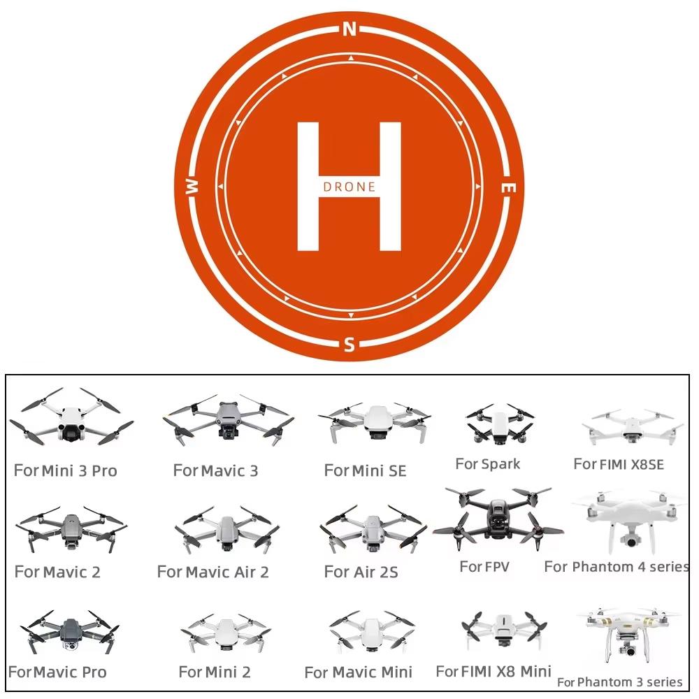 40/50/60cm Universal Landing Pad For DJI Mini 5 4 Pro/Air 3/Avata 2/Mavic3/NEO Mat Parking Apron Quadcopters Pad Drone Accessory