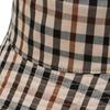 Daks Women Beige Check Reversible Bucket Hat With Embroidery Dbhe5e119i2