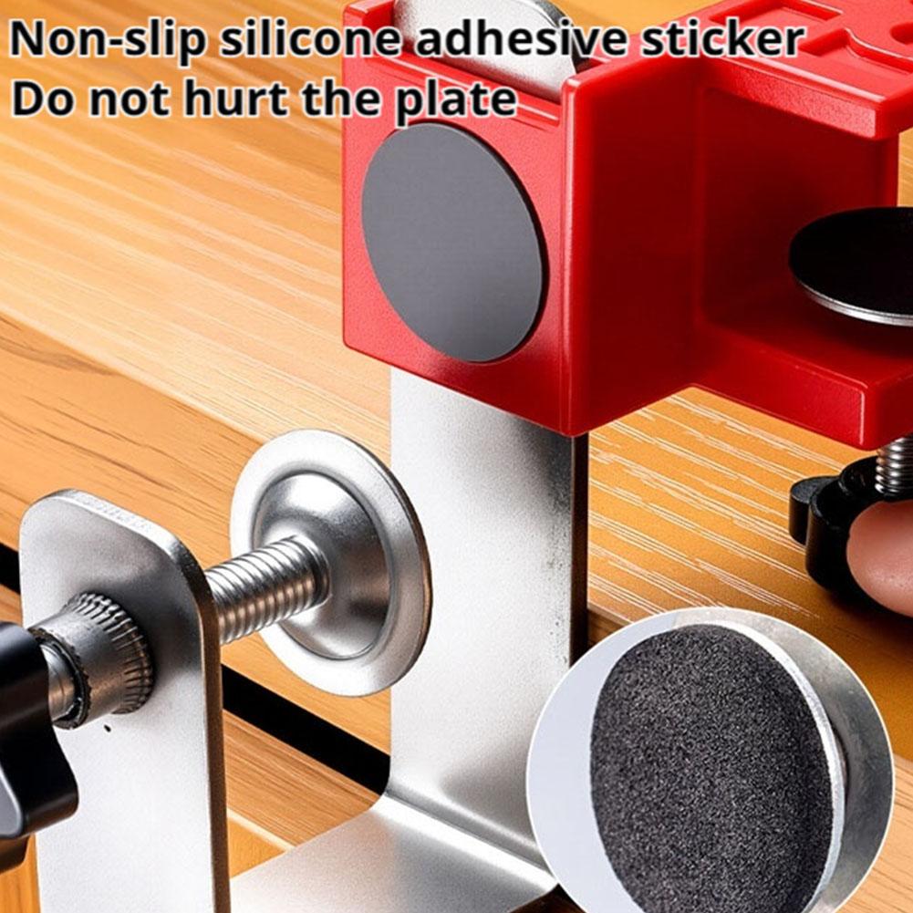 2pcs Cabinet Clamps, Adjustable Drawer Front Installation Camps For Woodworking, Drilling, Kitchen Furniture, Miter Setup