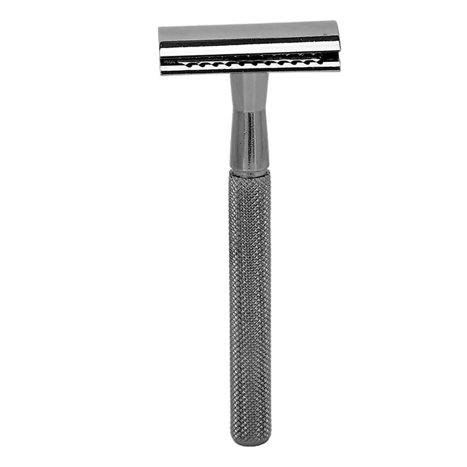 

Double Manual Trimmer with Stand Old Fashion Handheld Metal Trimmer for Man Woman