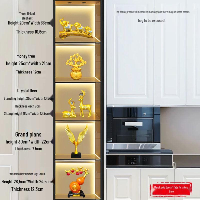 Luxury Wine Cabinet Ornaments for Living Room Entrance Decoration