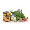 My Neighbor Totoro Cartoon Resin Figurine With Green Leaf And Blue Cat Bus For Home Decor Gift