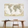 Decorative Hanging Picture Retro World Map Posters Education Printing Wall Art Pictures Painting Office Home Decoration