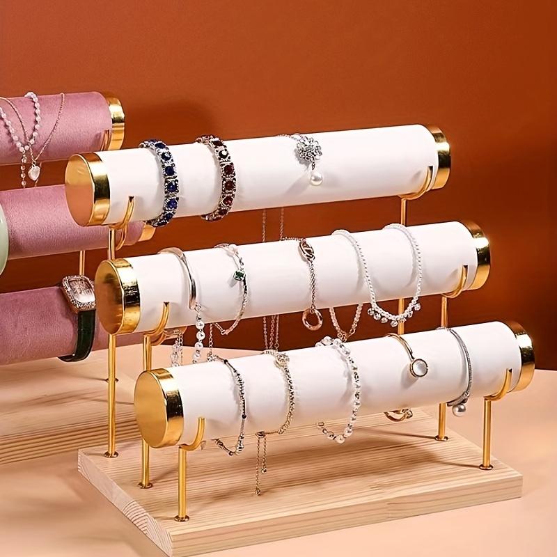 Jewelry Rack Wooden Bracelet Holder For Women & Men Ideal Choice For Gifts Display Bracelet Rack Watch Storage Rack