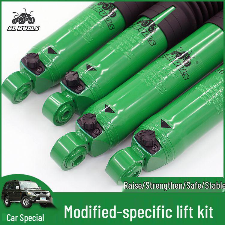Cheetah Qibing Black King Kong Q6 Shock Absorber Lift Kit with 2-Inch Leaf Spring Shackle Modification