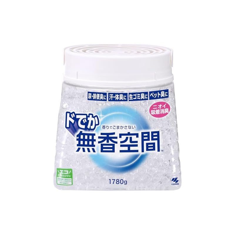 [] Unscented Space Extra Large Size Unscented Large Capacity 1.78kg Stand-Type Deodorizer [Deodorizing Beads for Thorough Odor Elimination] For Rooms,