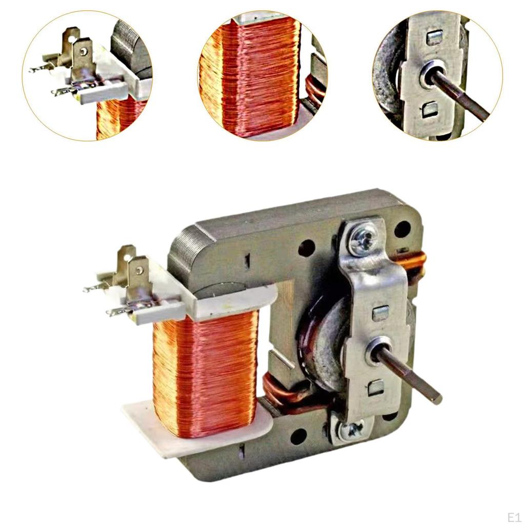 Microwave Oven Fan Motor, Replacement Part Sturdy Metal Premium Professional High Temperature