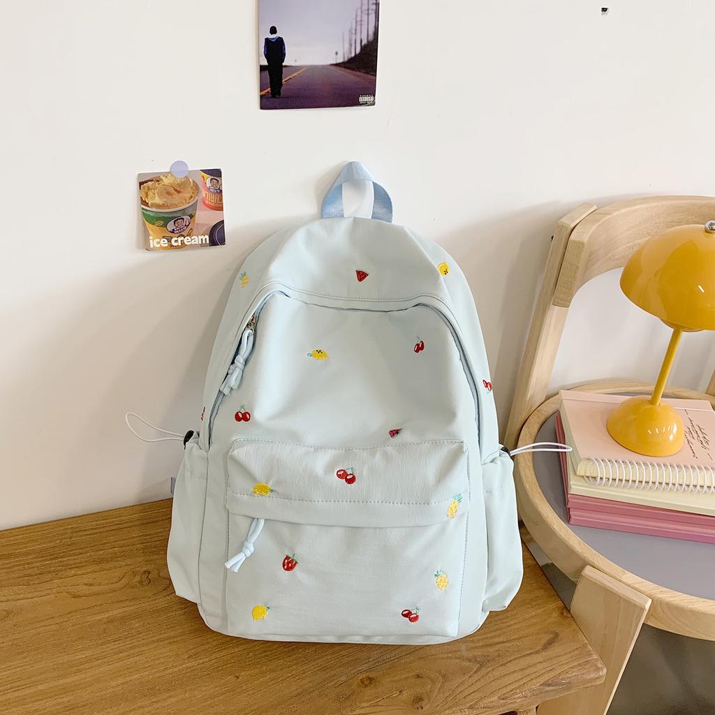 Korean version schoolbag ins niche backpack cute Japanese junior high school students high value large capacity backpack