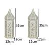 Unique Metal Candle Column Decorated With Cultural Mediterranean Motifs Perfect For Dining Table Centerpieces