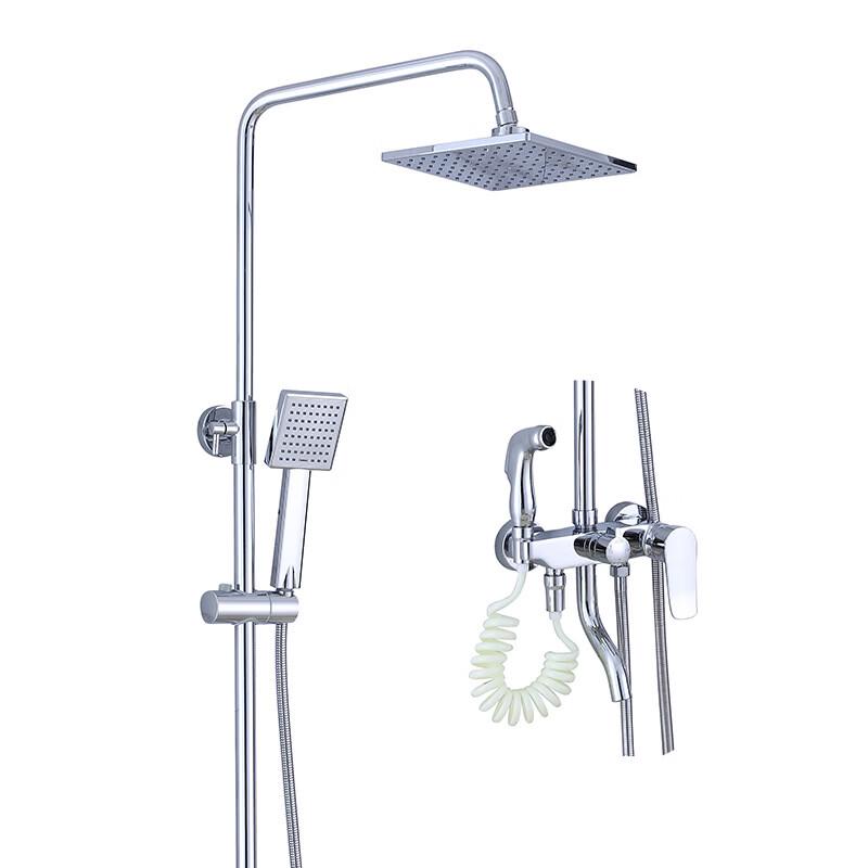 TLXT Wall-Mounted Brass Shower Faucet Set