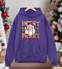 Merry Christmas Santa Claus Print Men Hoodies Pocket Comfortable Streetwear All-Match Hip Hop Hoody Autumn Fleece Sportswears