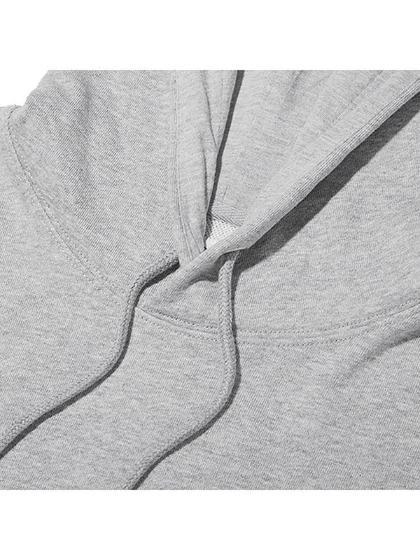 Middle Cherry Hoodie [Melange Gray]