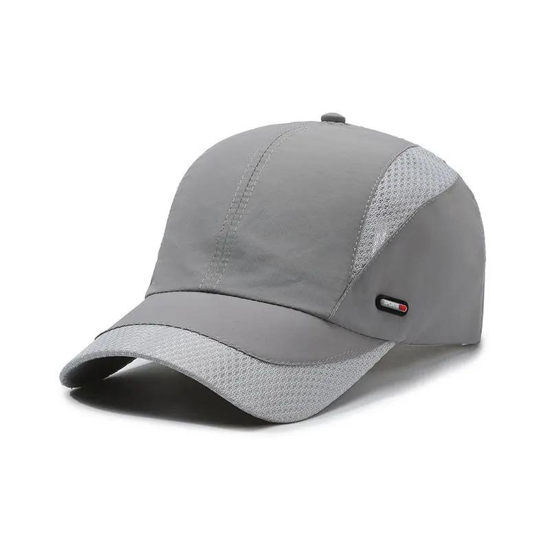 1Pcs Summer Quick Dry Baseball Cap Outdoor Sports Mesh Breathable Hat for Men Women Hiking Fishing Sunbonnet Golf Adjustable Cap